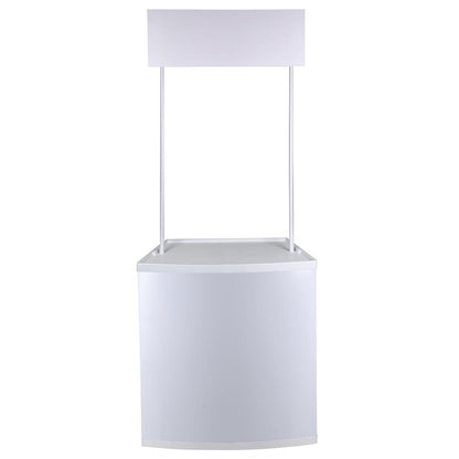 Portable Promotional Counter Checkout Stand with Inner Shelves