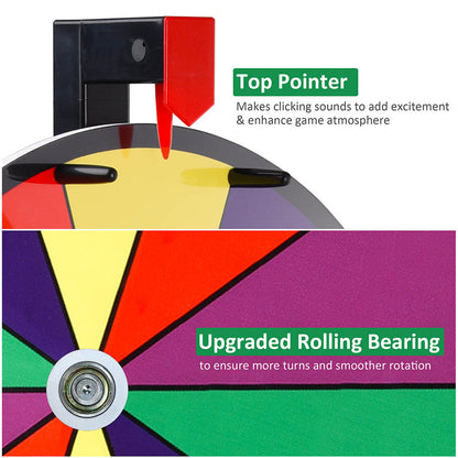 Classic Spin Wheel Tabletop 15in. 14-Slot Tabletop