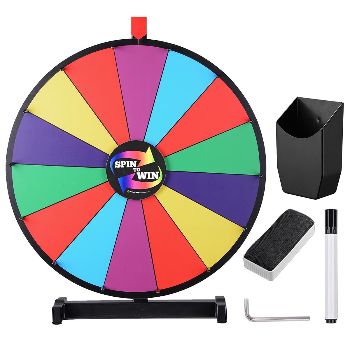 Classic Spin Wheel Tabletop 24in. 14-Slot Tabletop