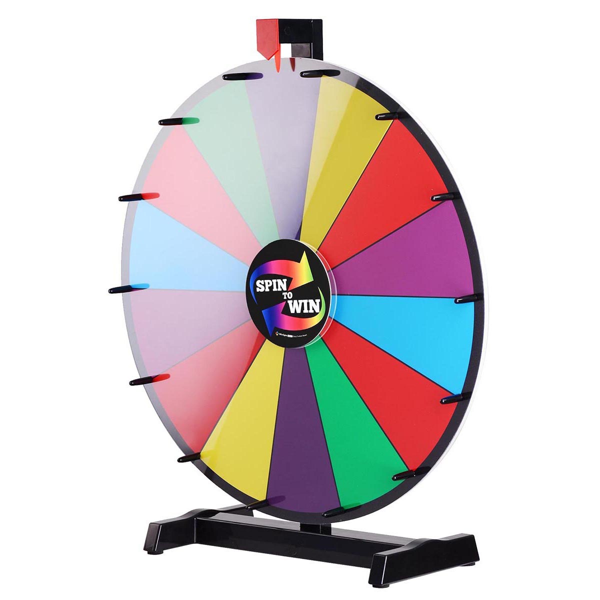 Classic Spin Wheel Tabletop 24in. 14-Slot Tabletop