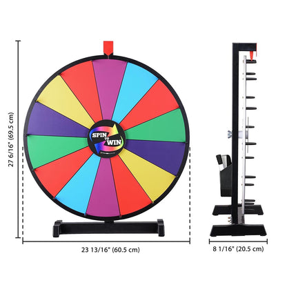 Classic Spin Wheel Tabletop 24in. 14-Slot Tabletop