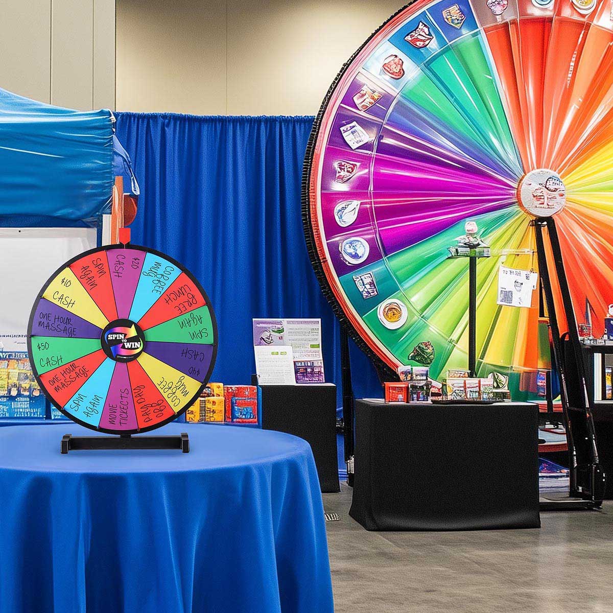 Classic Spin Wheel Tabletop 24in. 14-Slot Tabletop