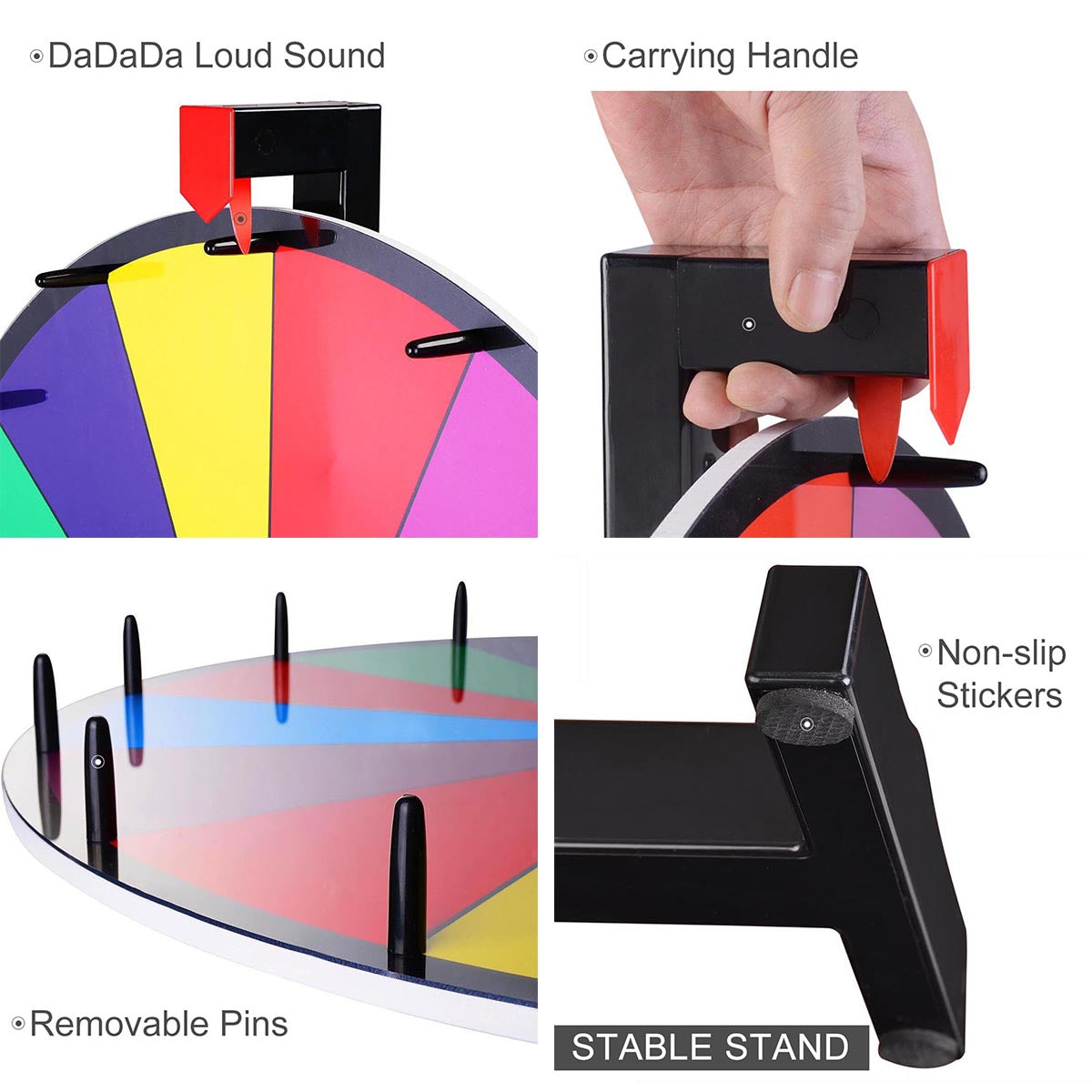 Classic Spin Wheel Tabletop 24in. 14-Slot Tabletop