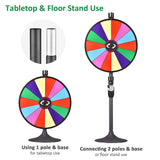 Classic Spin Wheel Tabletop Floor Stand 24" 14-slots