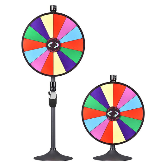 Classic Spin Wheel with Floor Stand, 24in. 14-Slot