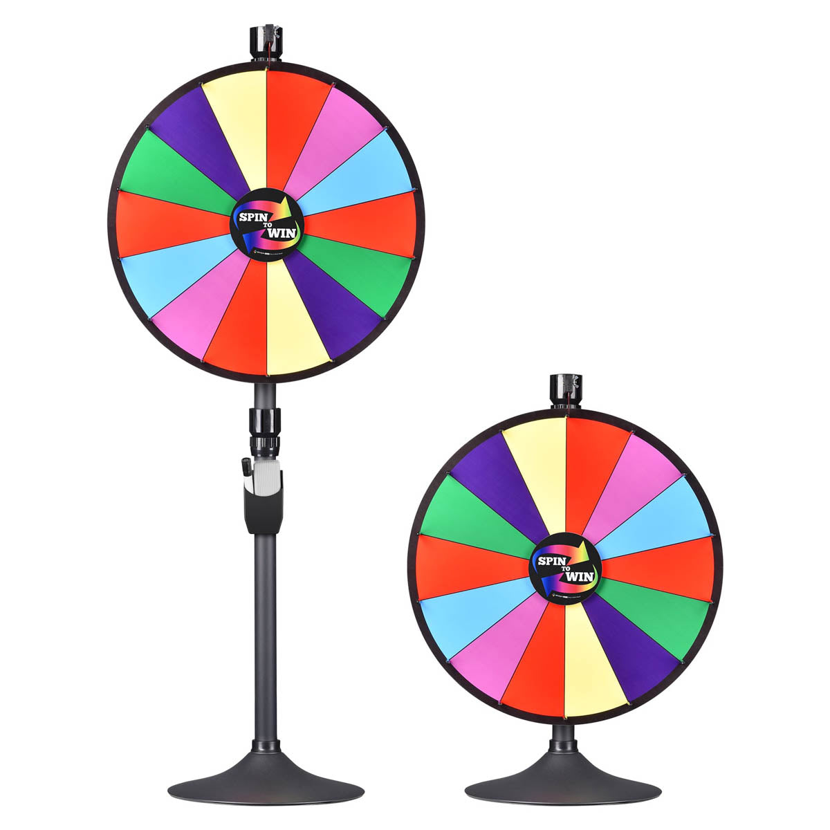 Classic Spin Wheel Tabletop Floor Stand 24" 14-slots