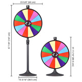 Classic Spin Wheel Tabletop Floor Stand 24" 14-slots