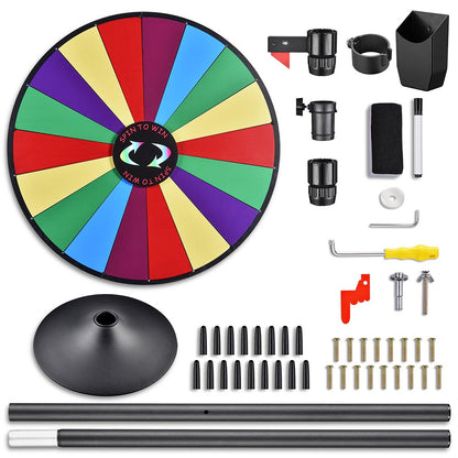 Classic Spin Wheel Tabletop Floor Stand 36" 18-slots