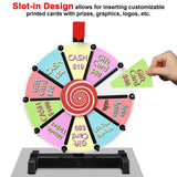 10 Slot Custom Spin Wheel 12" Tabletop Dry Erase