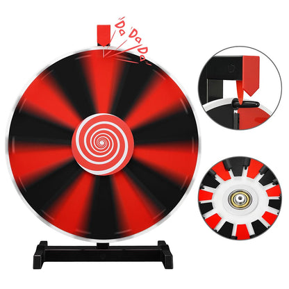 Mystery Spin Wheel Tabletop 18in. 14-Slot Tabletop Red Blue Black
