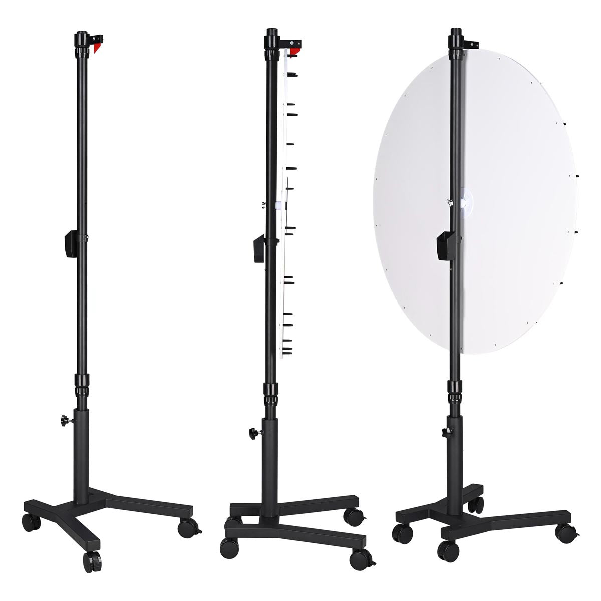 Custom Spin Wheel with Rolling Stand 48in. 18-Slot Custom-printed