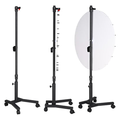Custom Spin Wheel with Rolling Stand 48in. 18-Slot Custom-printed