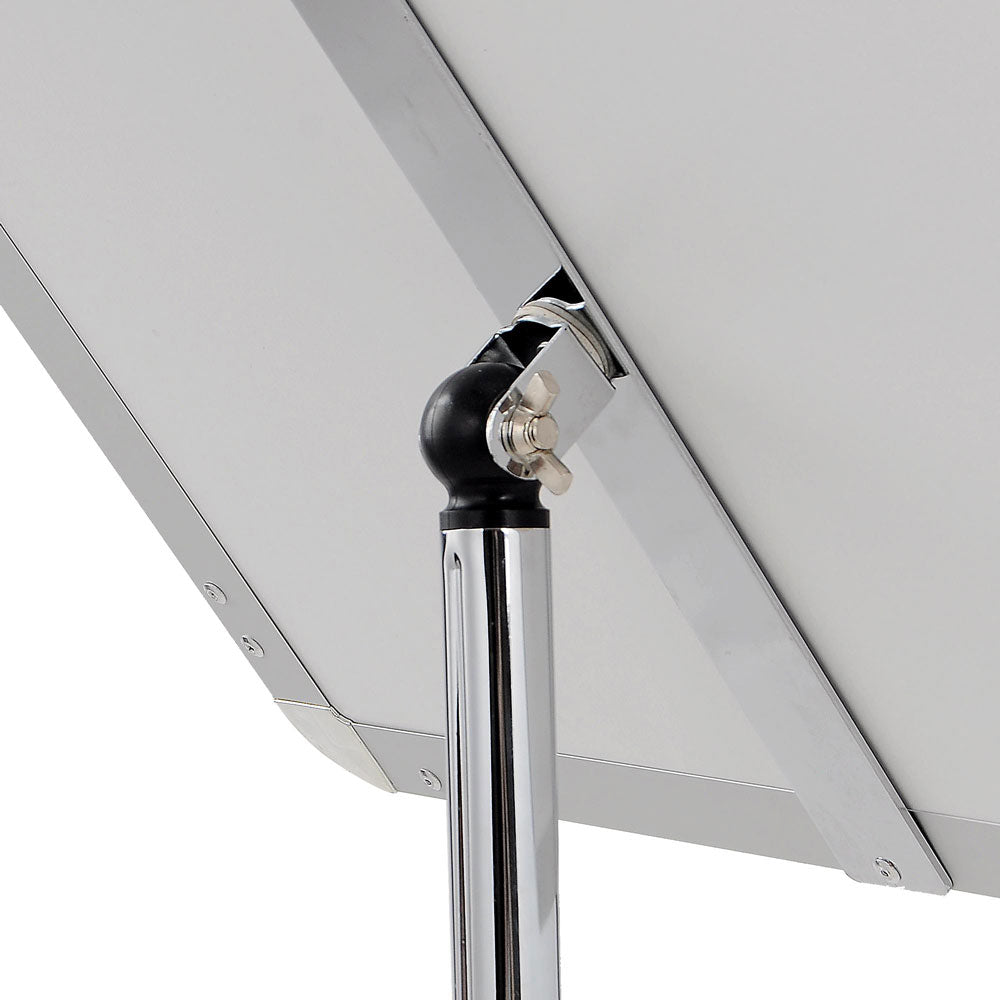 Poster Stand Snap Frame Holds 8.5"x11" Posters Steel