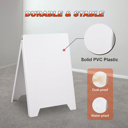 Sandwich Board A-Frame Sign Board Menu Board Stand PVC