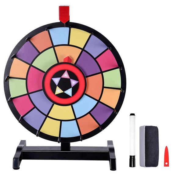 Twin-Pin Spin Wheel Tabletop 15in. 8+16-Slot Tabletop