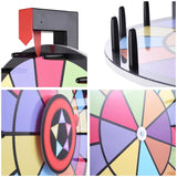 Twin-Pin Spin Wheel Tabletop 15in. 8+16-Slot Tabletop