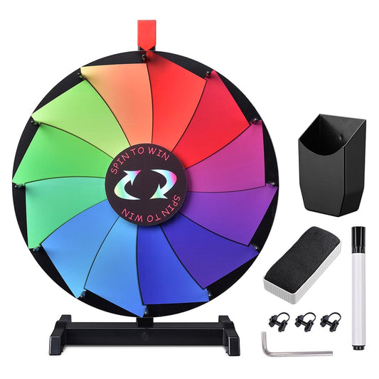 Breeze Spin Wheel Tabletop Dry Erase Wheel 18" 12-Slot