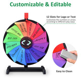 Breeze Spin Wheel Tabletop Dry Erase Wheel 18" 12-Slot