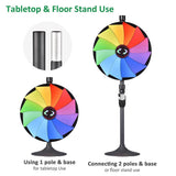 Breeze Spin Wheel Tabletop Floor Stand 24" 12 Slots