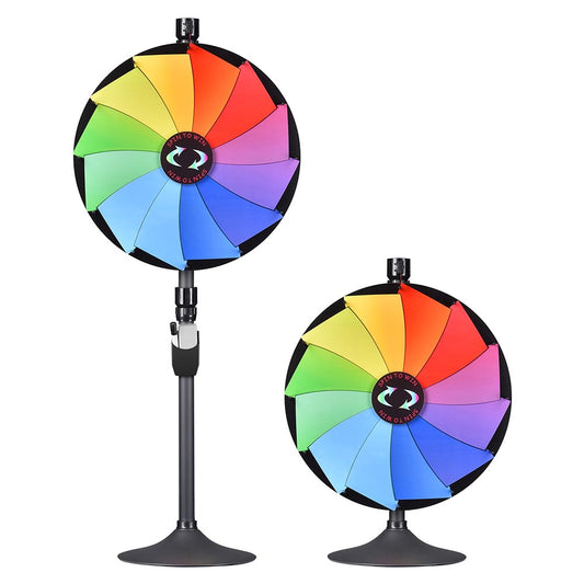 Breeze Spin Wheel Tabletop Floor Stand 24" 12 Slots