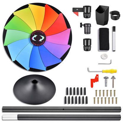 Breeze Spin Wheel Tabletop Floor Stand 24" 12 Slots