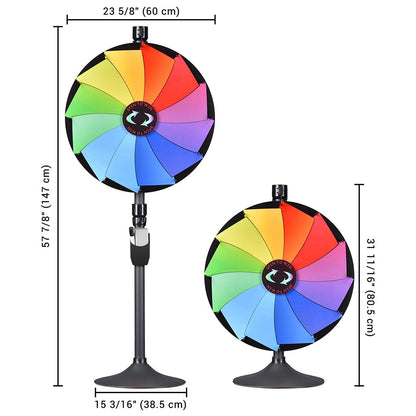 Breeze Spin Wheel Tabletop Floor Stand 24" 12 Slots