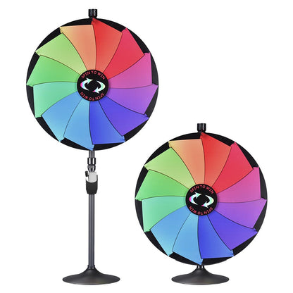 Breeze Large Spin Wheel Tabletop Floor Stand 36" 12-Slot