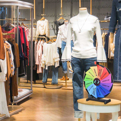 Windmill Spin Wheel Tabletop Easy Storage