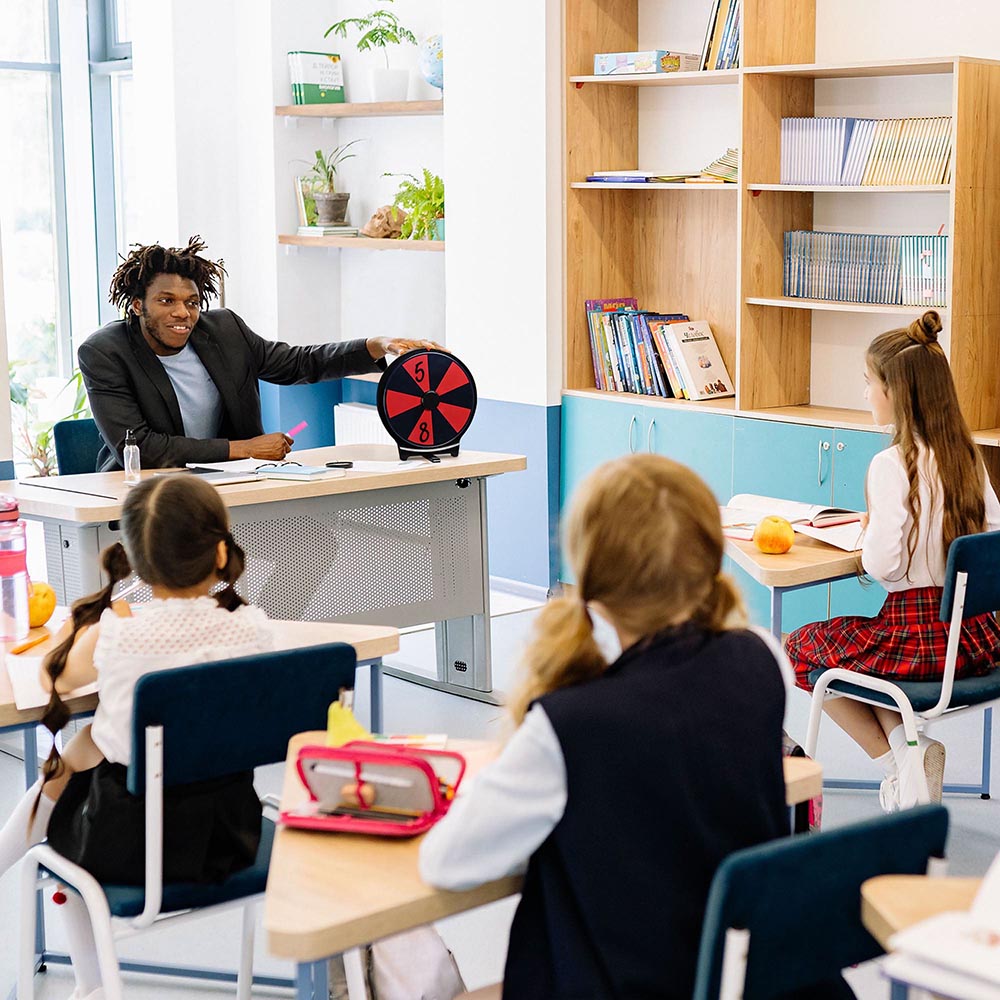 Classic Spin Wheel Stand-up & Tabletop 10in. 10-Slot