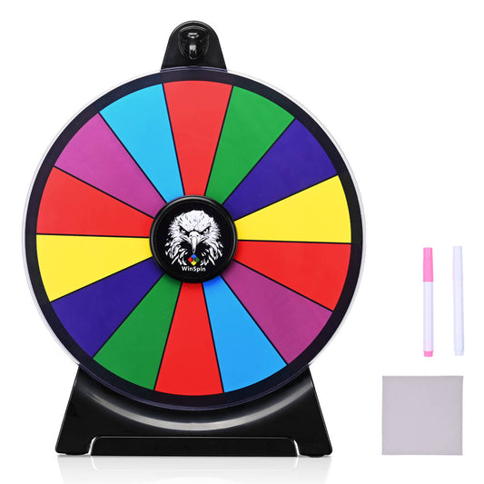 Spin Wheel Tabletop & Lay Flat, 12in. 12-Slot