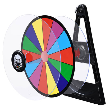 Spin Wheel Tabletop & Lay Flat, 12in. 12-Slot