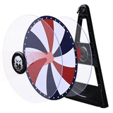 Spin Wheel Tabletop & Wall Mounted with (4x)Templates, 12in. 12-Slot