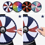 Spin Wheel Tabletop & Wall Mounted with (4x)Templates, 12in. 12-Slot