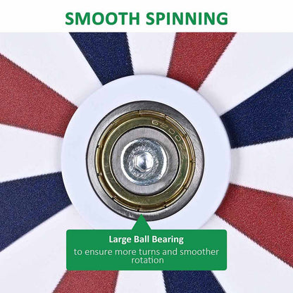 Spin Wheel with Metal Stand 24in. 16-Slot Tabletop & Floor Stand