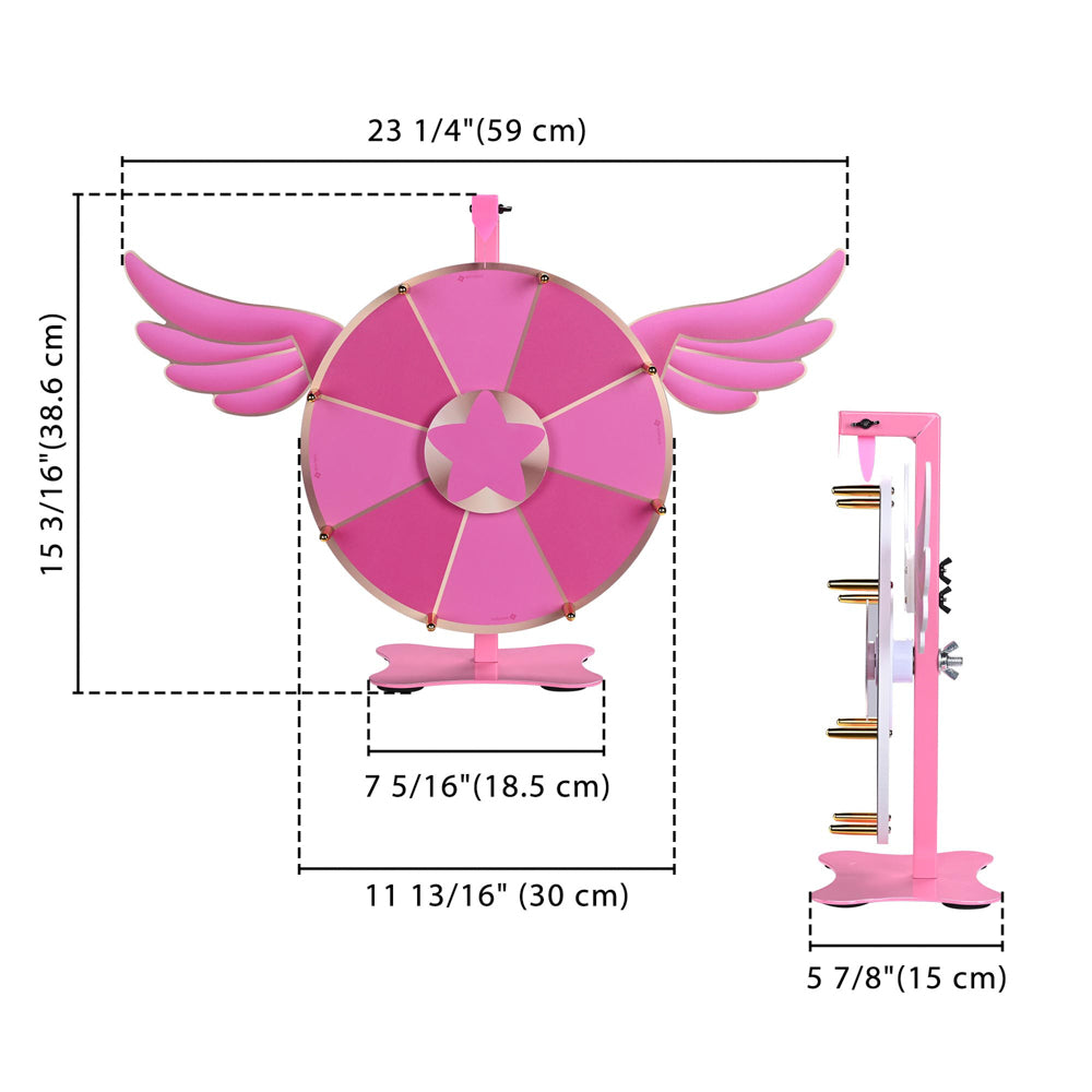 Sakura Pink Spin Wheel Tabletop 12in. 8-Slot Pink