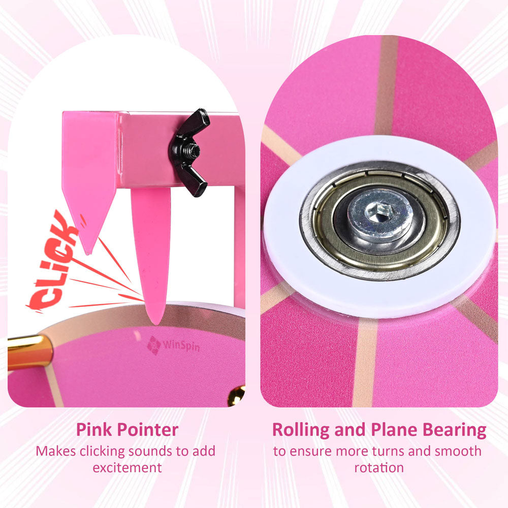 Sakura Pink Spin Wheel Tabletop 12in. 8-Slot Pink