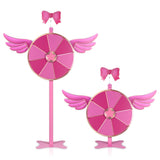 Sakura Pink Spin Wheel Floor Stand & Tabletop 24in. 8-Slot