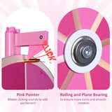 Sakura Pink Spin Wheel Floor Stand & Tabletop 24in. 8-Slot