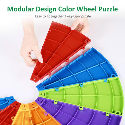 Modular Spin Wheel Tabletop Floor Stand 24" 12-Slot