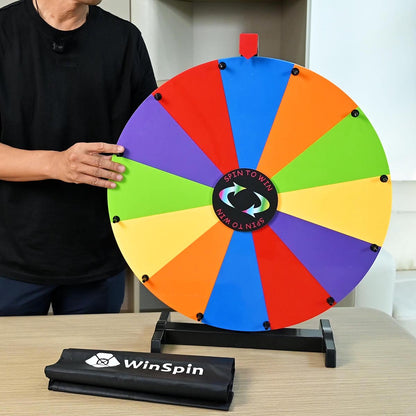 Modular Spin Wheel Tabletop 24in. Interchangeable 12-Slot