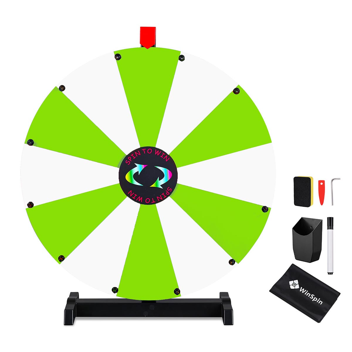 Modular Spin Wheel Tabletop 24in. Interchangeable 12-Slot