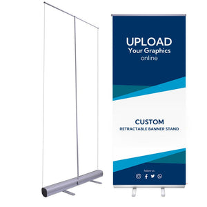 Aluminum Retractable Banner Stand with Legs 33
