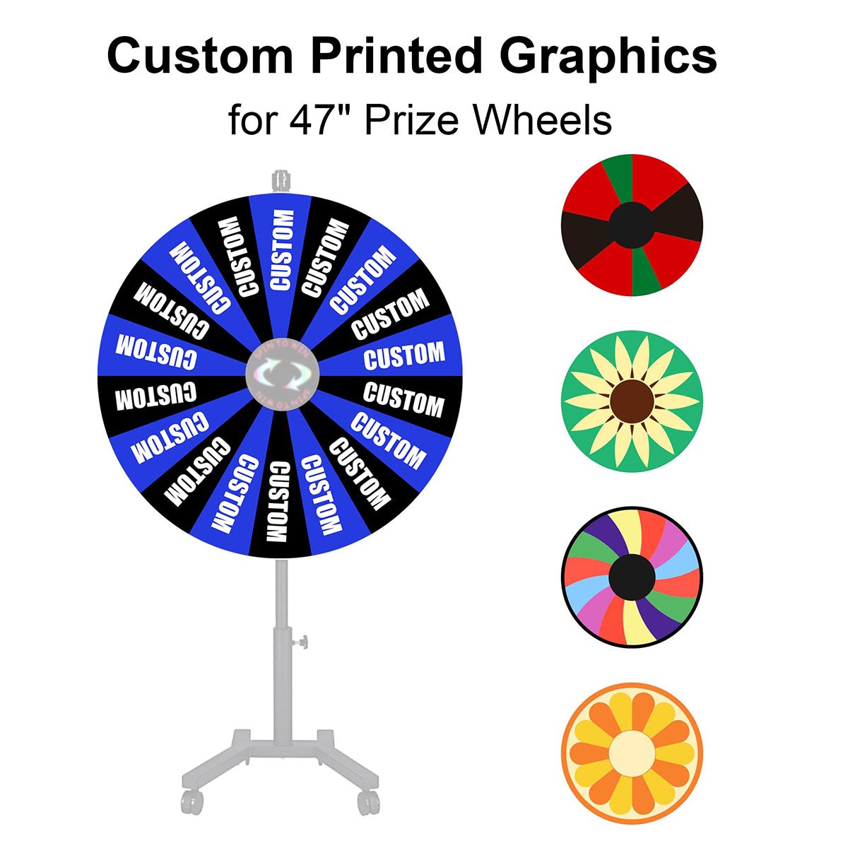Custom Spin Wheel Replacement Parts - Dry Erase Board