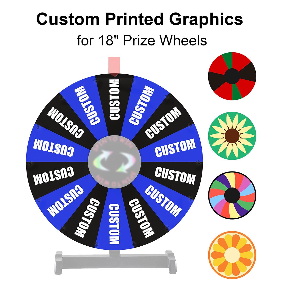 Custom Spin Wheel Replacement Parts - Dry Erase Board