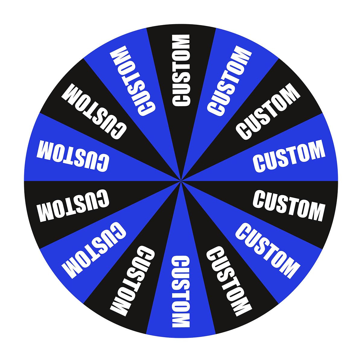 Custom Spin Wheel Replacement Parts - Dry Erase Board