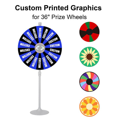 Custom Spin Wheel Replacement Parts - Dry Erase Board