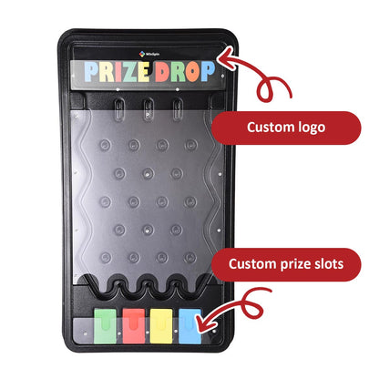 WinSpin Custom Printed Inserts for Plinko Board Prize Drop, 25x14in