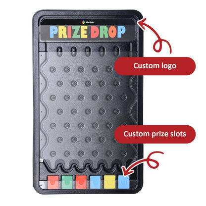 WinSpin Custom Printed Inserts for Plinko Board Prize Drop, 30x18in