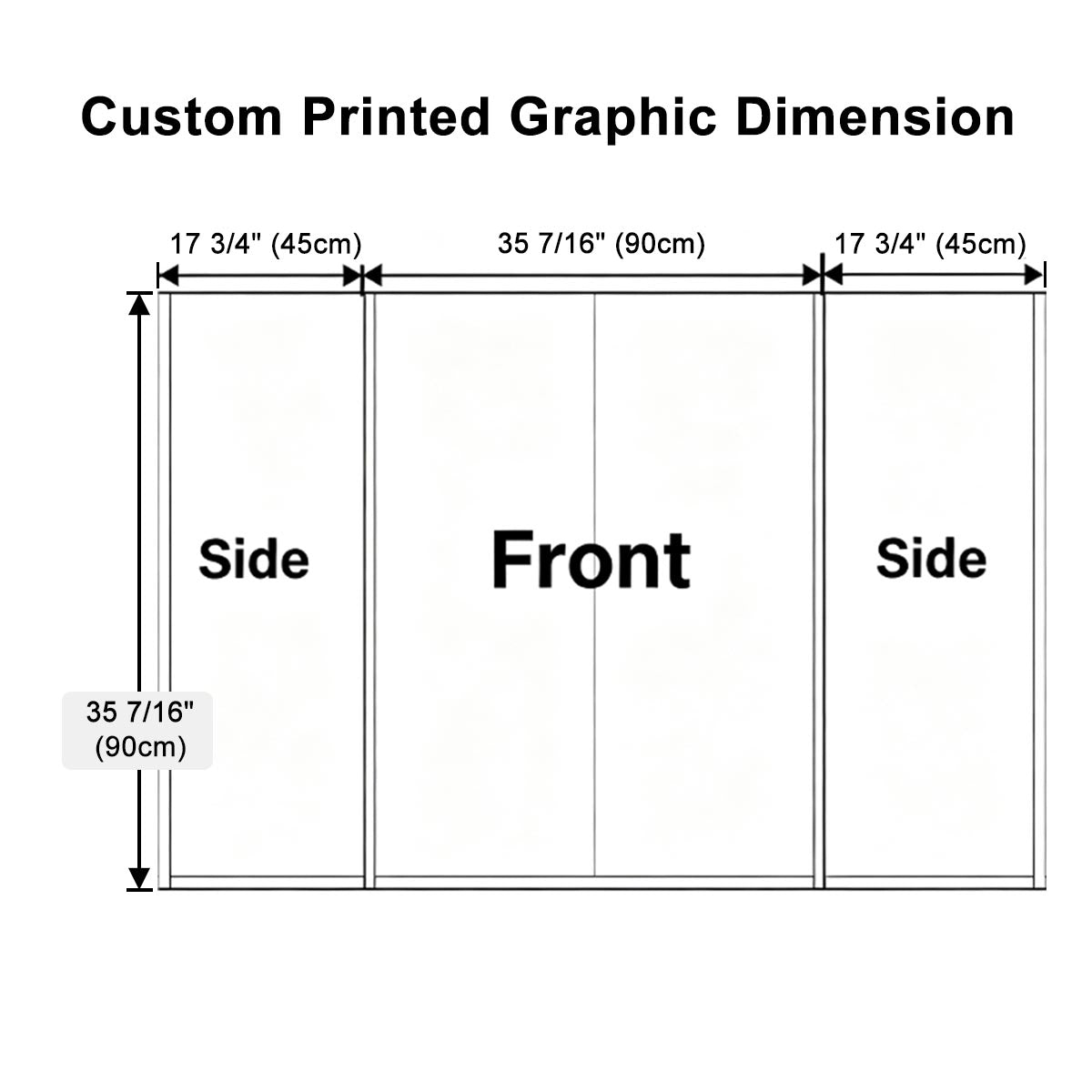 Portable Counter Display Podium Checkout Stand, Black Black