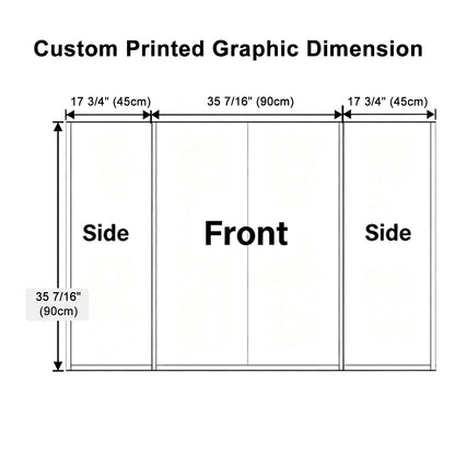 Portable Counter Display Podium Checkout Stand, Black Black